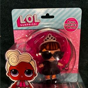 L.O.L. Surprise! Doll with Black Dress and Pink Background